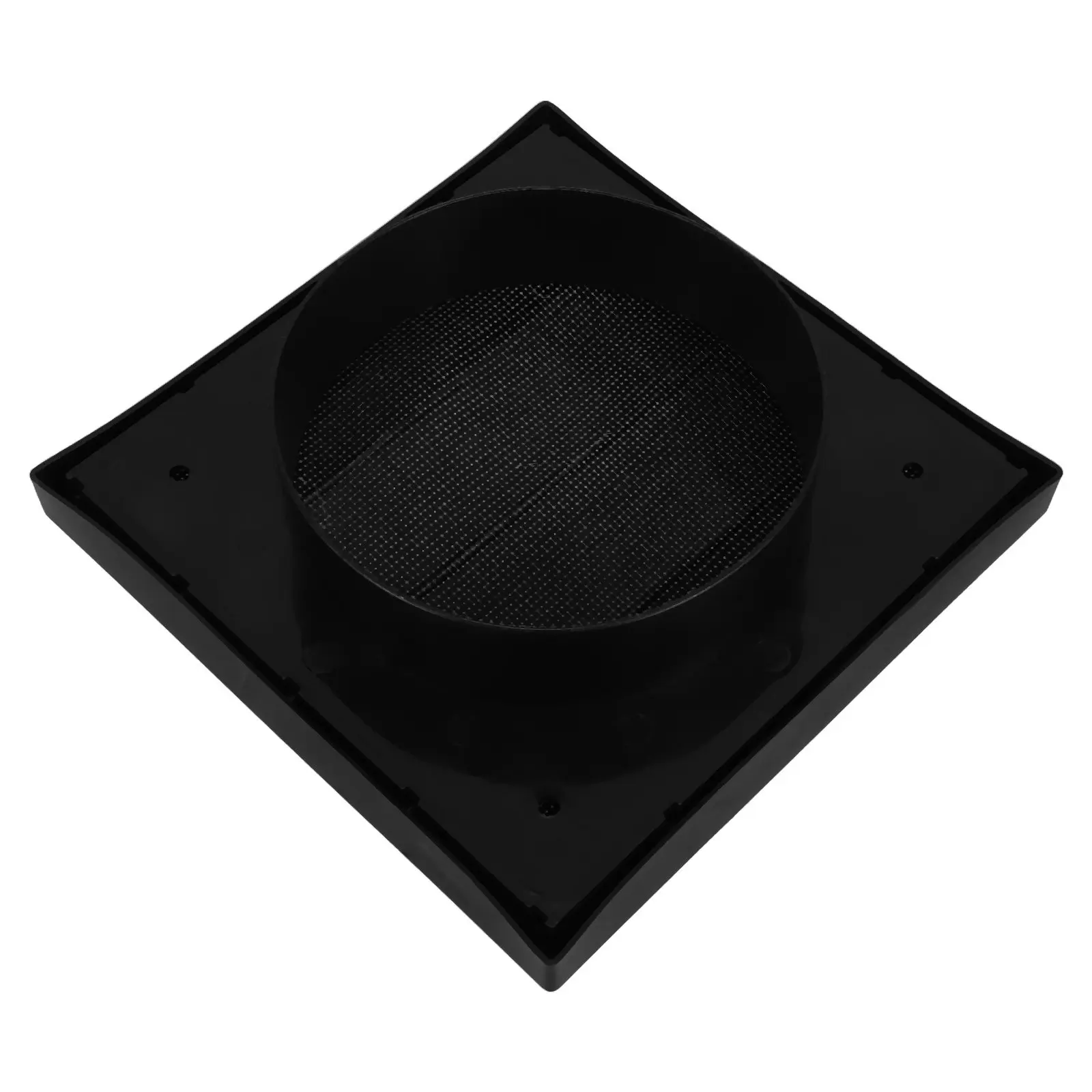 Plastic Square ABS Louvered Vent Cover Mesh Screen for Exterior Wall Ventilation Ac Exhaust Fan Replacement Outlet