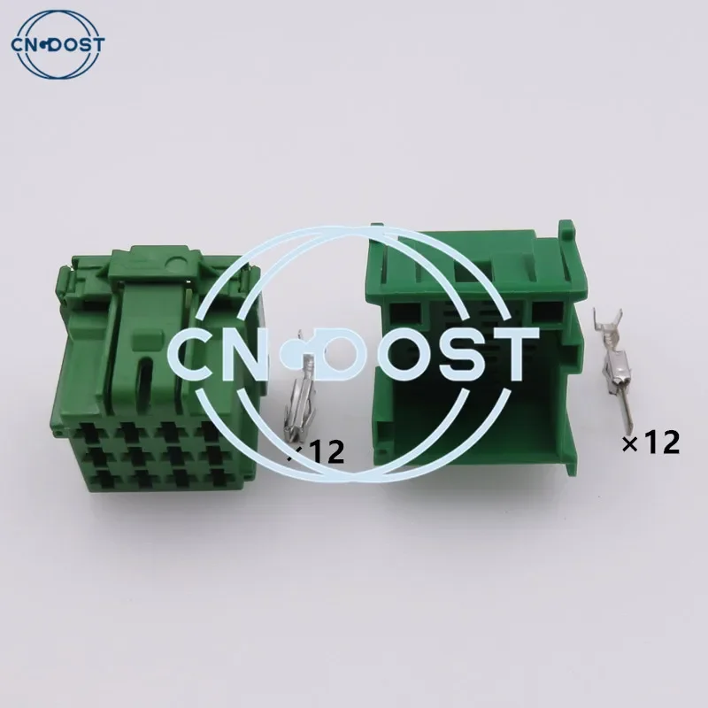 1 Set 12 Hole Automotive CD Player Wiring Connector Auto Socket AC Assembly 1-967627 8-968972-1 1-967627-1
