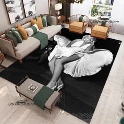 Marilyn Monroe Printed carpet non-slip carpet rugs for bedroom area rug Home room decor rugs living room birthday gift