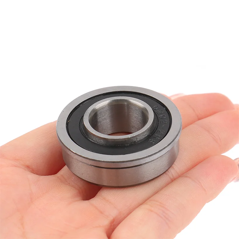 16*35*11 mm For Push Truck Garden Trolley Garden Cart Wheel Flange Ball Bearings Accessories F6202 Wheelbarrow Bearing