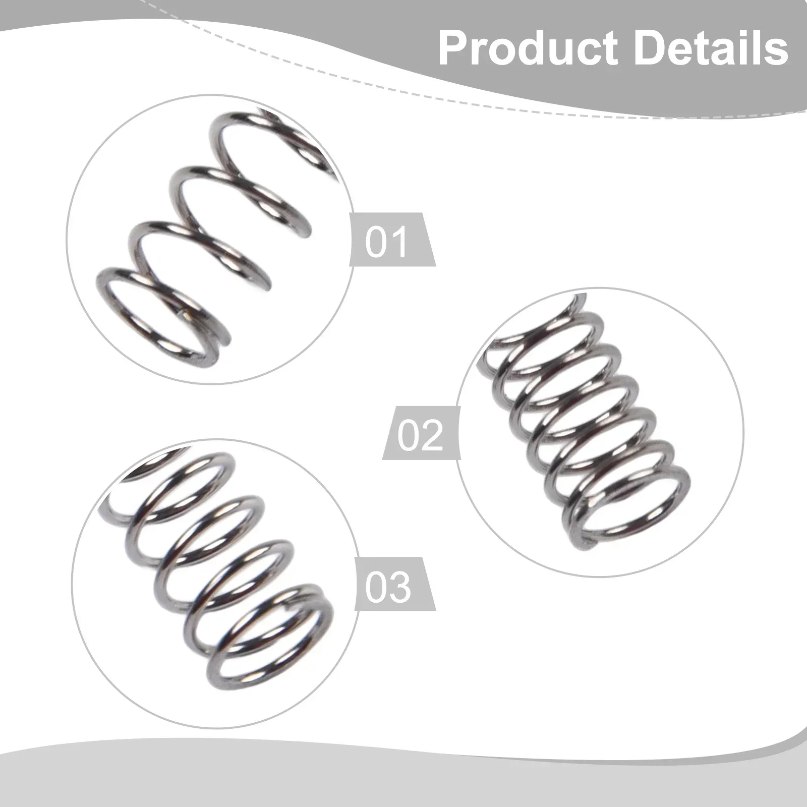 

3pcs 6.5 8 9 Bar OPV Springs Set Modification For Gaggia Classic Espresso Machines Coffee Machine Replacement Spring Set Coffee