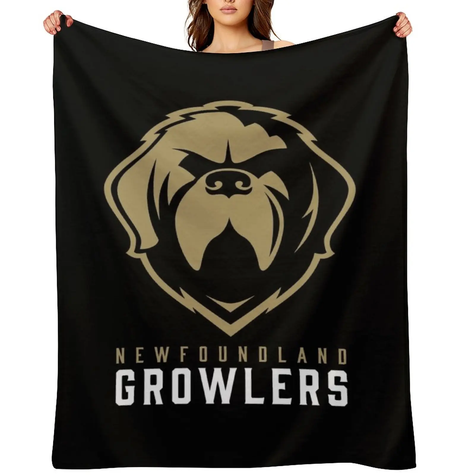 

Newfoundland Growlers Throw Blanket blankets and throws Shaggy Decorative Sofa Hairy Blankets