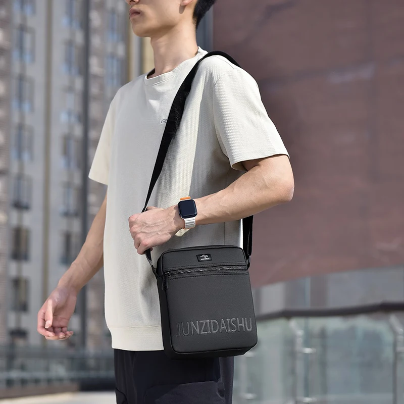 Kangaroo Luxury Brand Men Crossbody Bags Summer Oxford Vintage Messenger Bag Male Small Shoulder Bag For Men Business Handbag