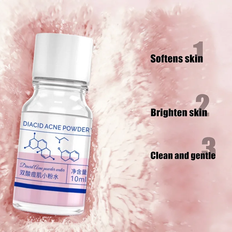 10ml Pink Salicylic Acid Essence Oil Control Soothe Facial Liquid Oil Control Shrink Pores Balancing Soothing Calming Essence