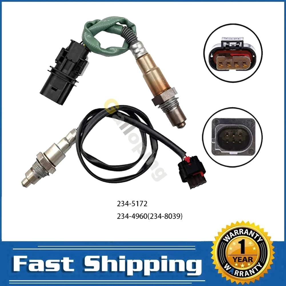 2PCS For Ford Fusion 1.5L Turbocharged 2014 2015 2016 2017 2018 2019 2020 4 & 5 Wire Oxygen O2 Sensor 02 Upstream Downstream