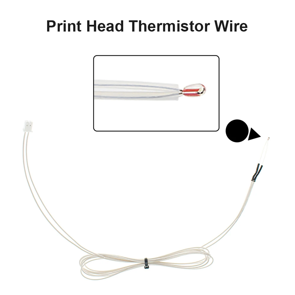 3D Printer Parts Thermistor 100K ohm NTC Temperature Sensor for Ender 3/Ender 3 Pro/Ender 5/CR-10/CR-10S Hotend Kit Thermistor