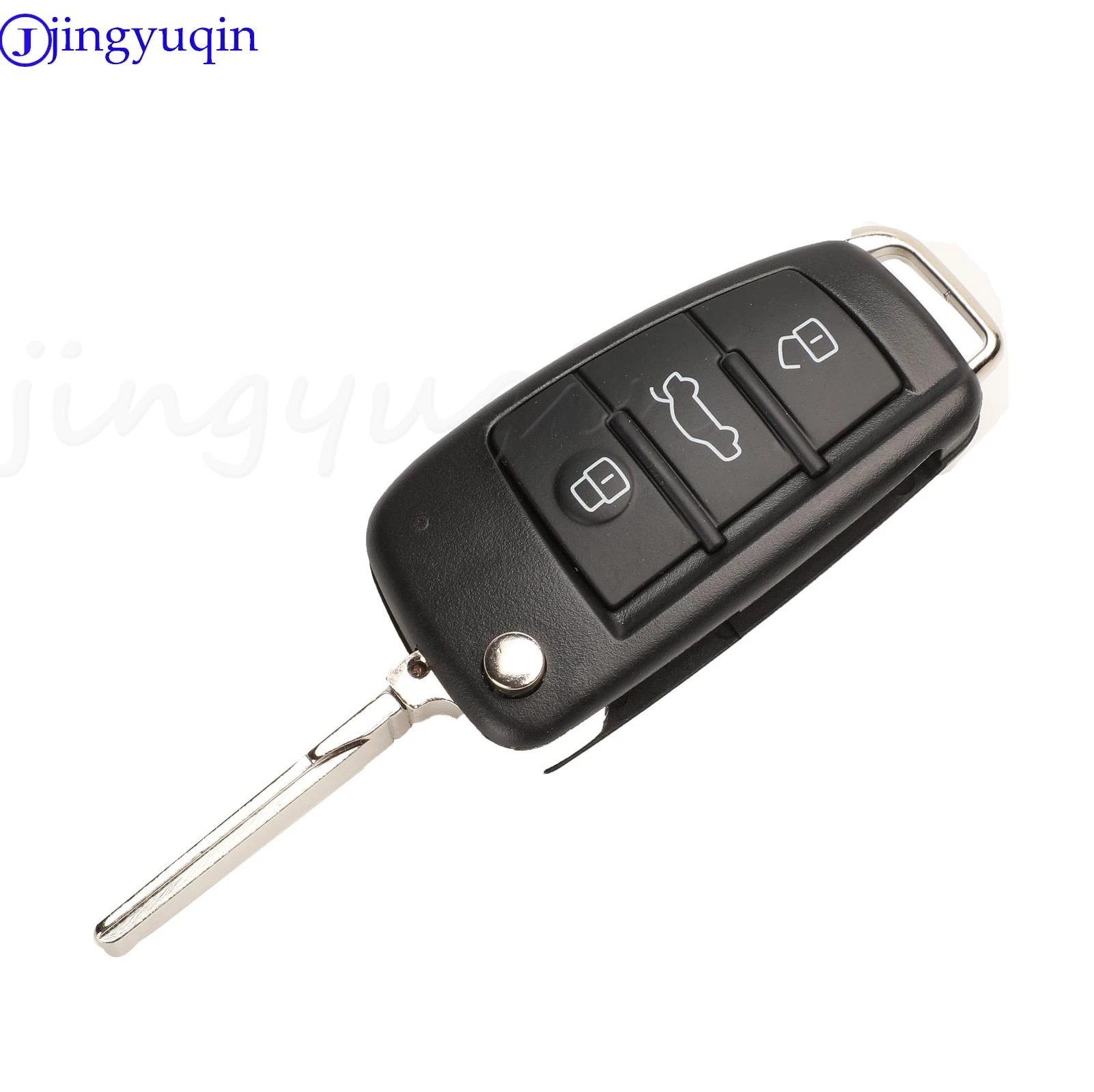 jingyuqin Remote Case Shell For Audi A2 A3 A4 A6 A6L A8 CTS59 New Hot 3 Buttons Folding Key