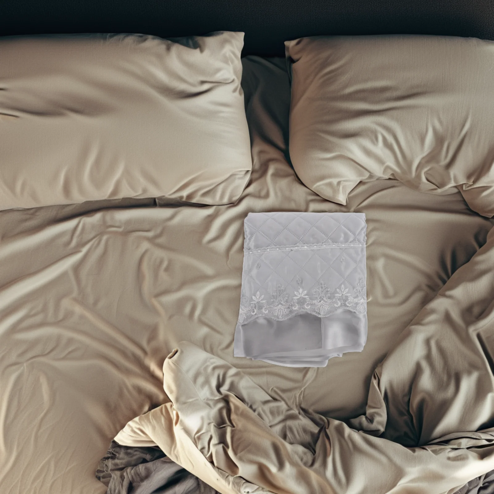 

Queen Size Headboard Cover Stretchable Polyester Slipcover Washable Soft Padded Elastic Bed Headboard Protector Decorative