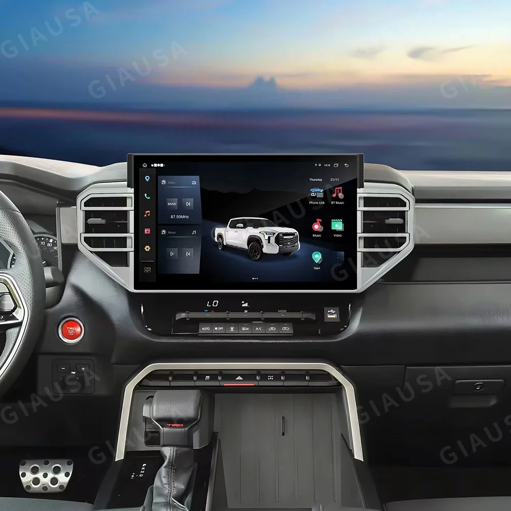 14.6 Inch Android 13.0 CarPlay Car Radio For Toyota Tundra 2020-2024 GPS Navigation Multimedia Player HD Touch Screen Head Unit