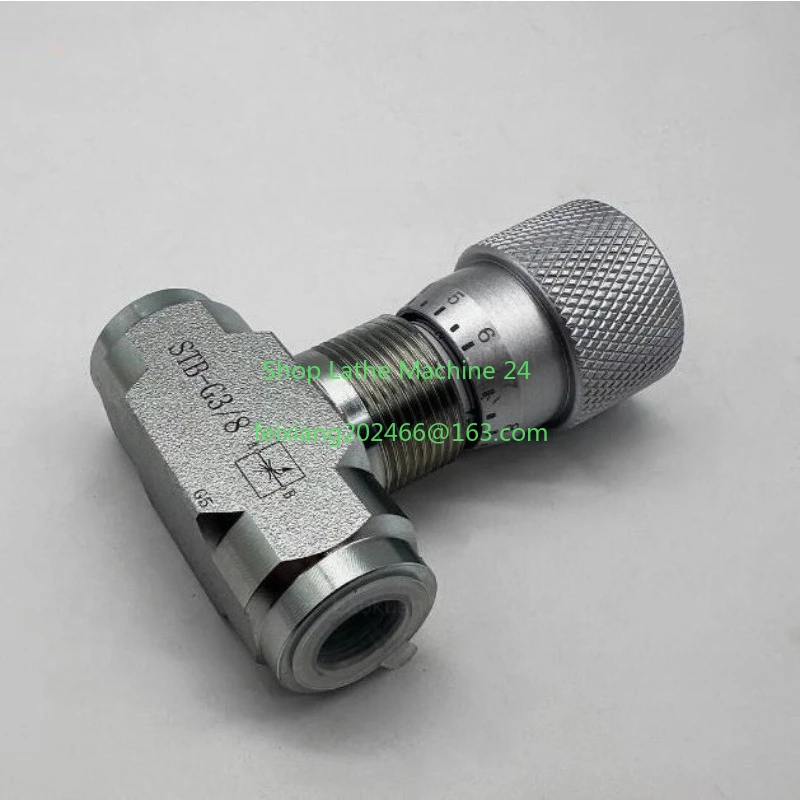 STB G1/4 G3/8 Bi-Directional Flow Restrictor Hydraulic Valve Carbon Steel Flow Control Valve for Hydraulic