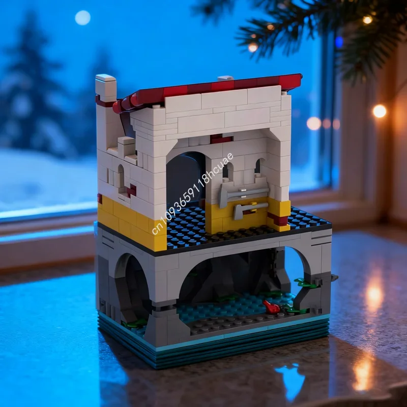 

364pcs MOC Armory Facade Expansion Eldorado Model Building blocks Assemble DIY Christmas gifts idea toys Education Birthday