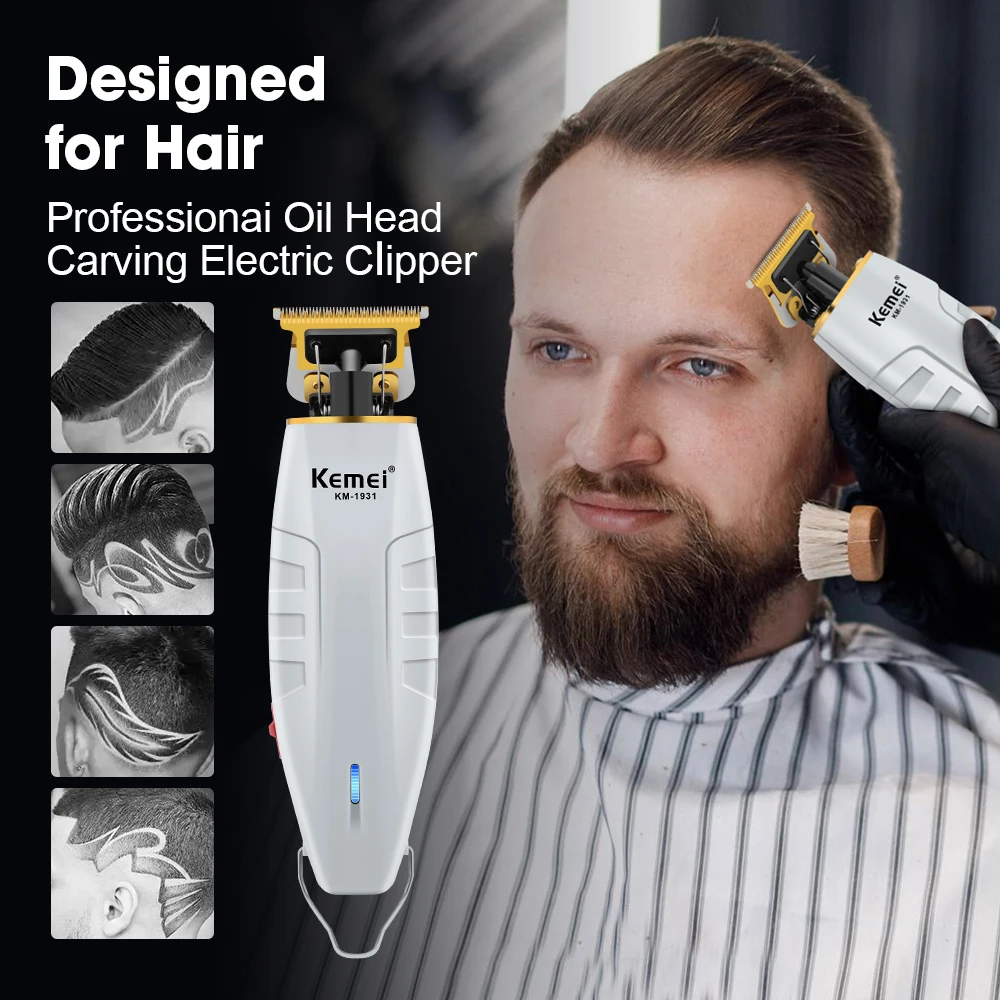 Hair Cutting Tools Professional Hair Clippers for Men Professional Hair Clipper for Men with DLC Self-Sharpening Blade, Electric Cordless Barber Clippers for Hair Cutting Fade, Barber or Home Use, Fathers Day Gift