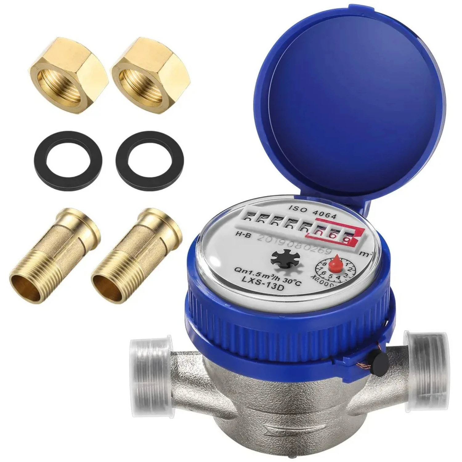 Single jet Water Meter Brass Water Meter  and Garden Use Flow Water Meter