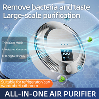 3-speed Car Air Purifier Charging Model Refrigerator Home Smart Small Mini Deodorizer Sterilizer Ozone Generator