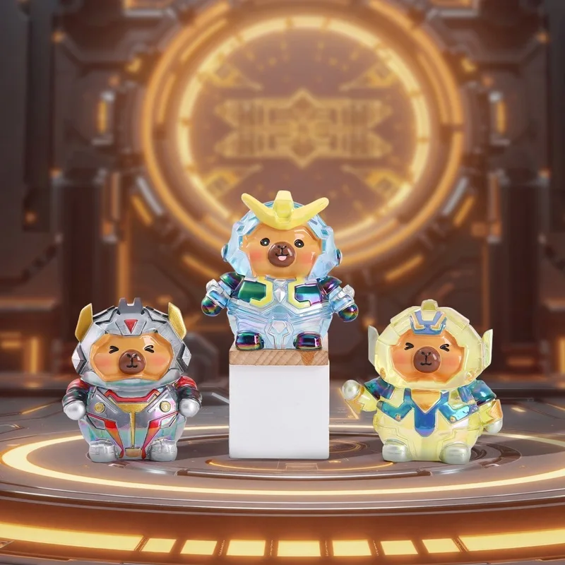 ของเล่นตุ๊กตาคาปิบาร่าเมชาพลังพิเศษสุดฮิต ดีไซน์สร้างสรรค์ทันสมัย กล่องสุ่ม ของตกแต่งโต๊ะทำงานยอดนิยม ขายส่ง