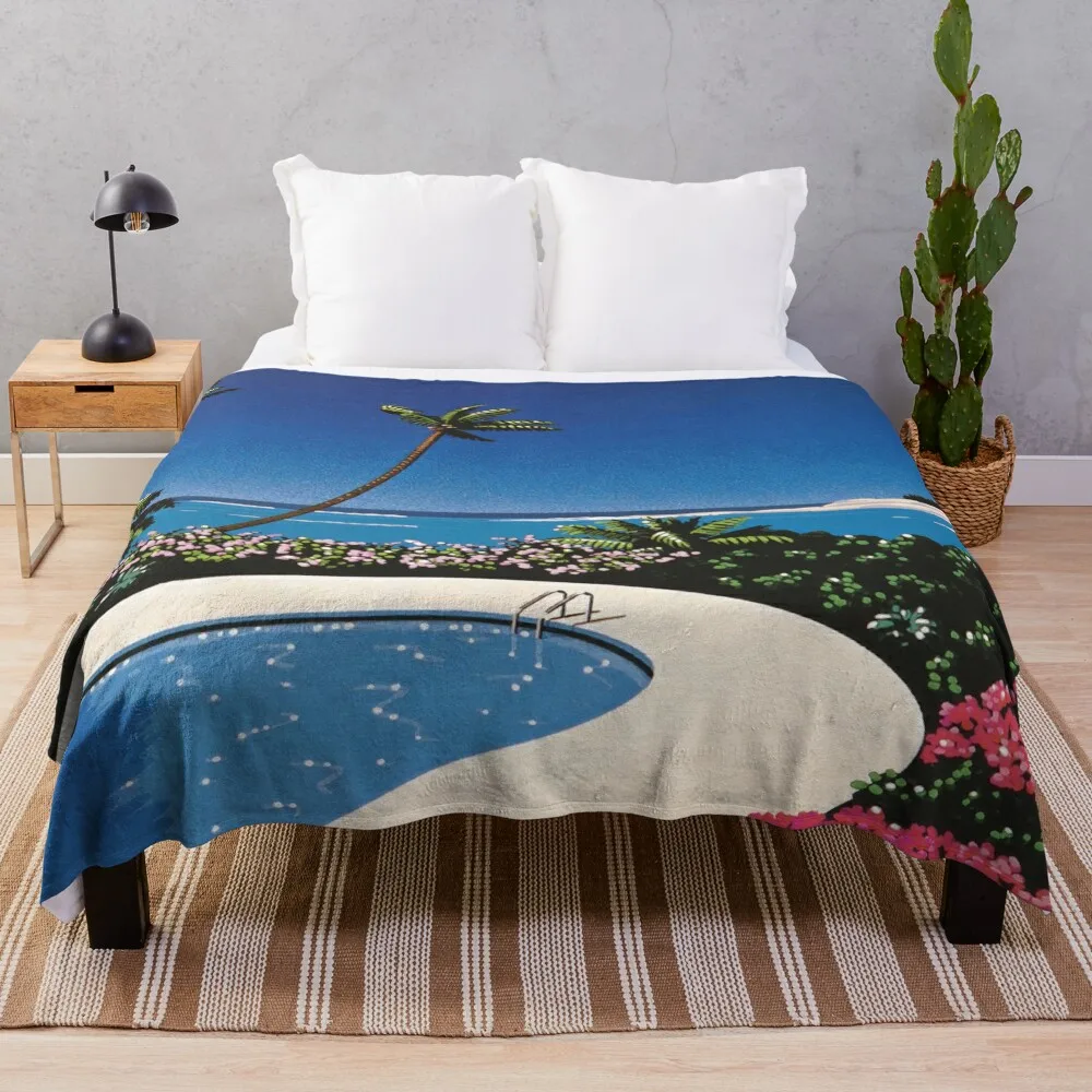 Dreamscape Visions Hiroshi Nagai Throw Blanket Luxury Designer Winter beds Soft Big Blankets