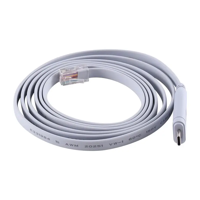 B29C-USB TO Type C Console Configuration Cable Type C To RJ45 Serial Router Debugging Cable