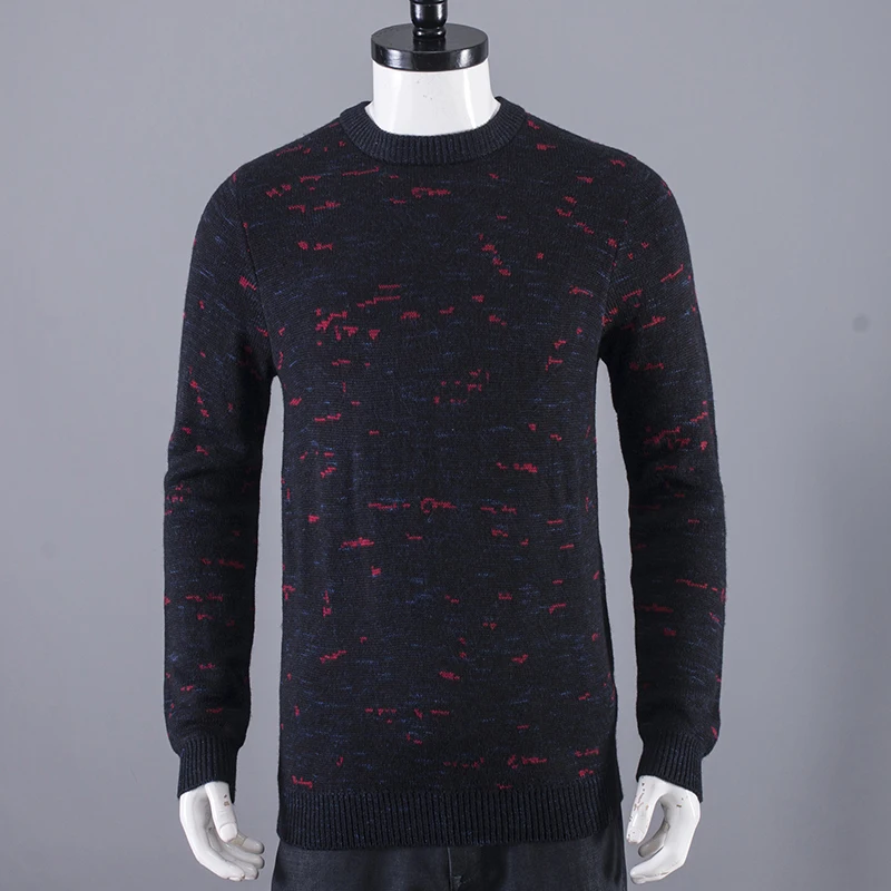 

Youth round Ne Knitted Sweater Warm Base Layer Top Faionable Ci Sle Long Sve Winter Casual Wear BAIM Brand