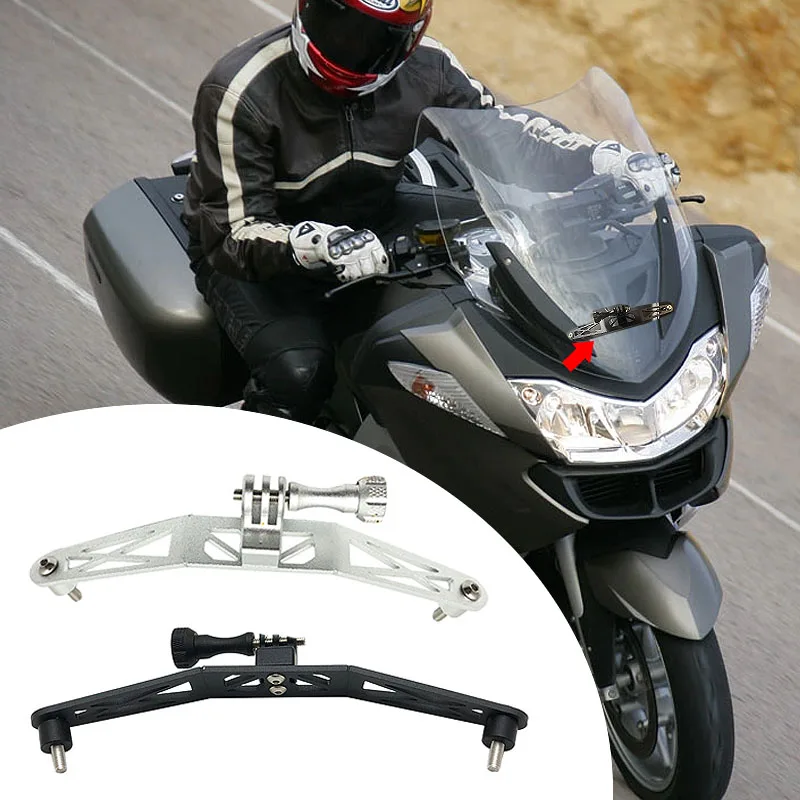 Image of Motorrad CNC Aluminium Fahrtenschreiberhalter Kamerahalterung für BMW R1200RT R1250RT R 1200RT R1250 RT 2014-2023 2020 2022