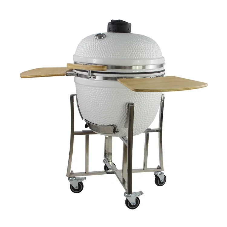 China manufacturer hot selling 25 inch large outdoor kitchen ceramic charcoal bbq grill parrilla asador