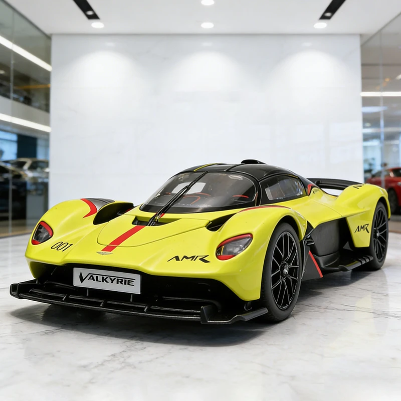NIEUWE 1:18 Valkyrie Supercar Legering Auto Diecasts & Toy Vehicles Auto Model Miniatuur Schaalmodel Auto Voor Kinderen