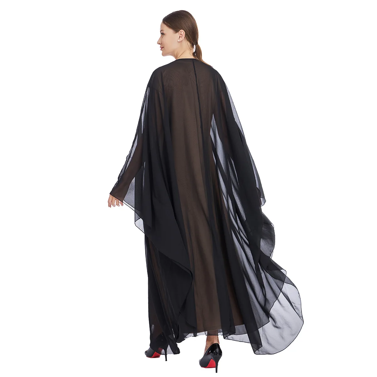 Dubai Abayas for Women Muslim Kimono Jalabiya With Inner Dress Matching Sets Eid Abaya Kaftan Kebaya Caftan Marocain Femme Robe
