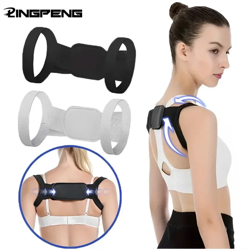 Adjustable Posture Corrector Back Support Shoulder Belt Rectify Straighten Correction Spine Corrector Health Postural Fixer Tap