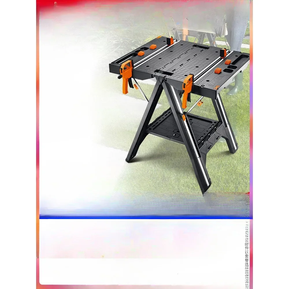 Wex Multi functional Work Tool Table WX051 Mobile Portable Woodworking Operation Table Saw Table Folding Tool