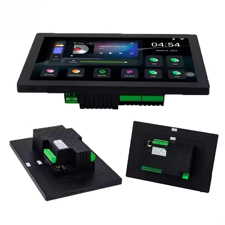 T10 Tuya Wall Amplifier Android 11 Background Music Host 8 Channel  Independent Music Playback in Two Zones Electric Accessories