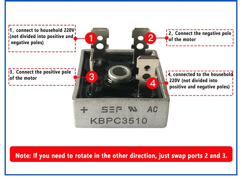 220V 200W DC High Speed Motor Permanent Magnet Motor High Power Large Torque Adjustable Speed Can CW CCW Motor