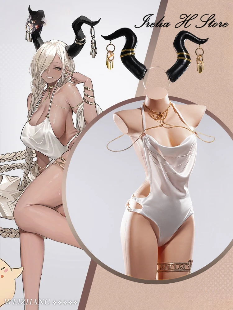 

Irelia H Azur Lane Owari Cosplay Costume Game Owari Sexy lingeries Swimsuit private photo shoots Female