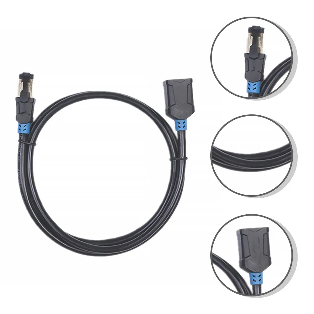 2M Cat6 Ethernet Extension Cable Double Shielding Rj45 Male to Female Network Extension Cable High Speed 1000Mbps Cord