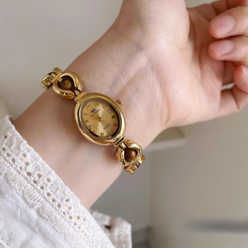 Classic trend women's watch retro elegant simple waterproof quartz watch 2025 new birthday gift