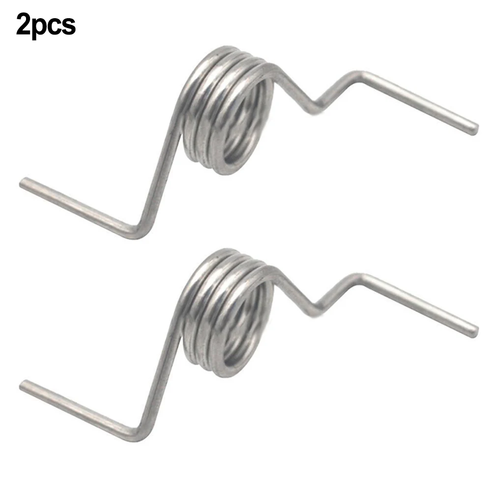 

2pcs Silver Metal Refrigerator Door Spring French Hinge Spring Refrigerator Spare Replacement Parts For DA81-01345B