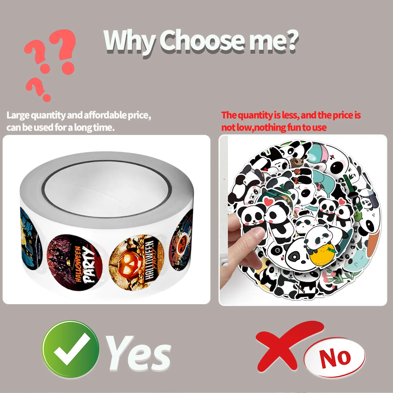 500 قطعة الكرتون المستديرة عيد الهالوين/جميع القديسين ملصقات 2.5 سنتيمتر/1 ''لفة DlY الحرفية الديكور سجل القصاصات التسمية هدية الختم