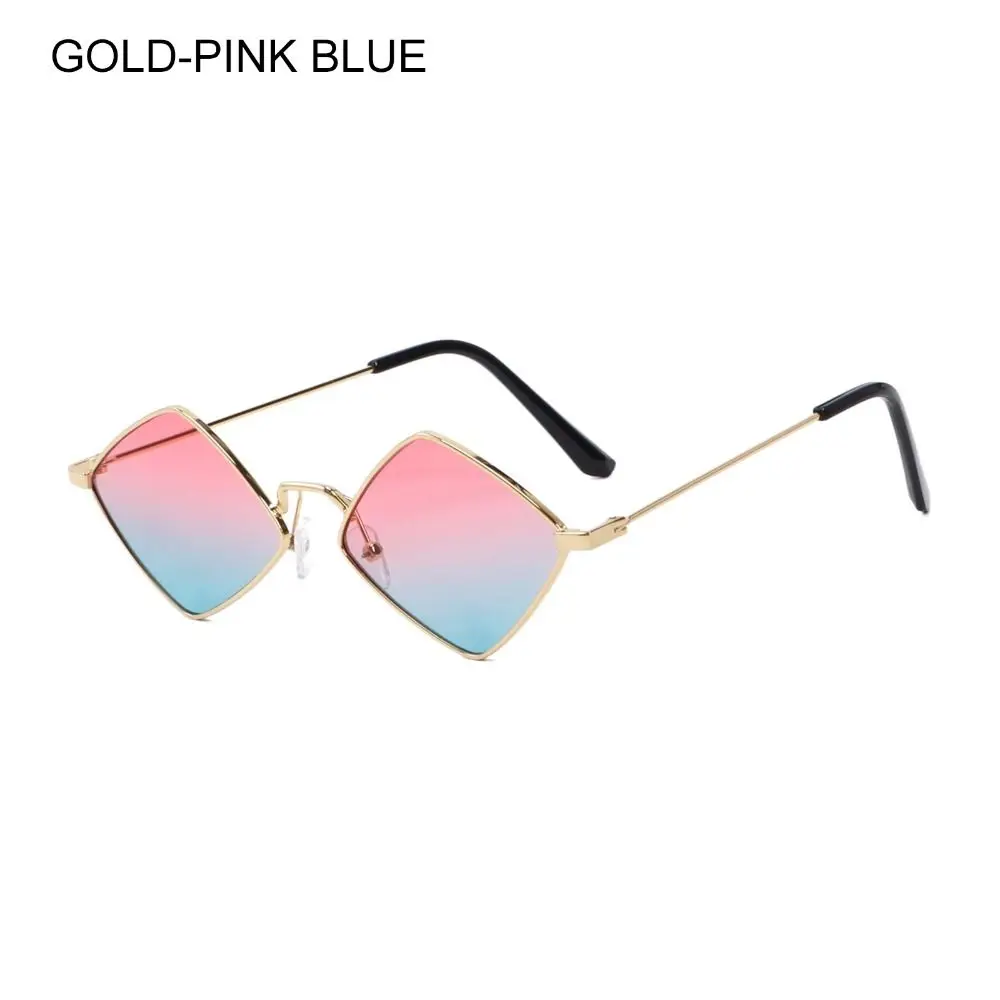Fashion UV Protection Film Quadrilateral Frame Small Diamond Shape Men's Shades Sun Glasses Women's Sunglasses