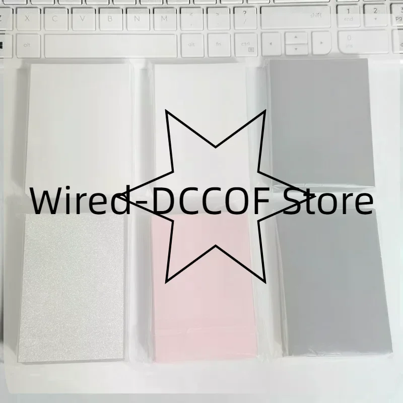 50Pcs Kpop Blank Card Sleeves PVC Photocard Sleeves Card Protector Cover Album Card Storage For Idol Collection Fans