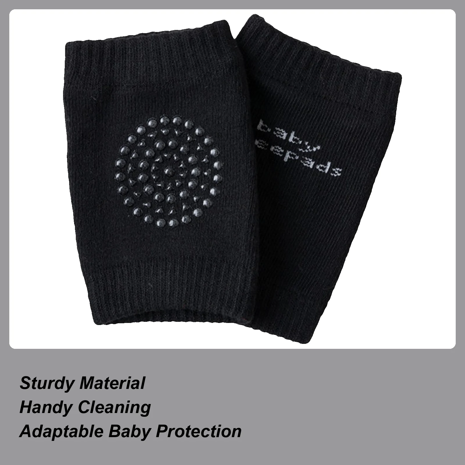 

Наколенники для младенцев для ползания, нескользящая детская налокотная повязка для ползания ребенка, дышащая защита рук для улицы, дома, повседневная практика