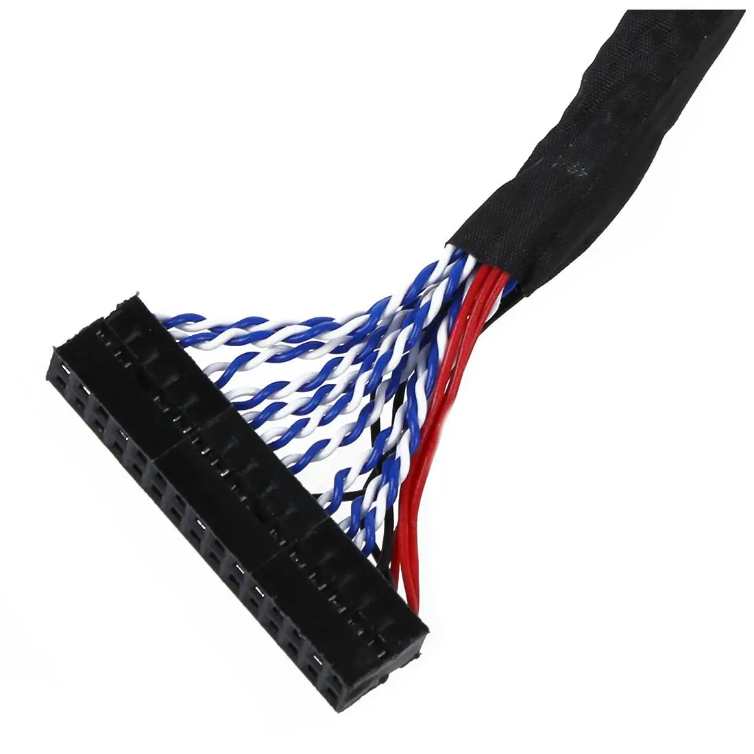 Fix 30P S8 30-Pin To 30-Pin 2-Channel 8-Bit LVDS Cable for LCD Panel Display