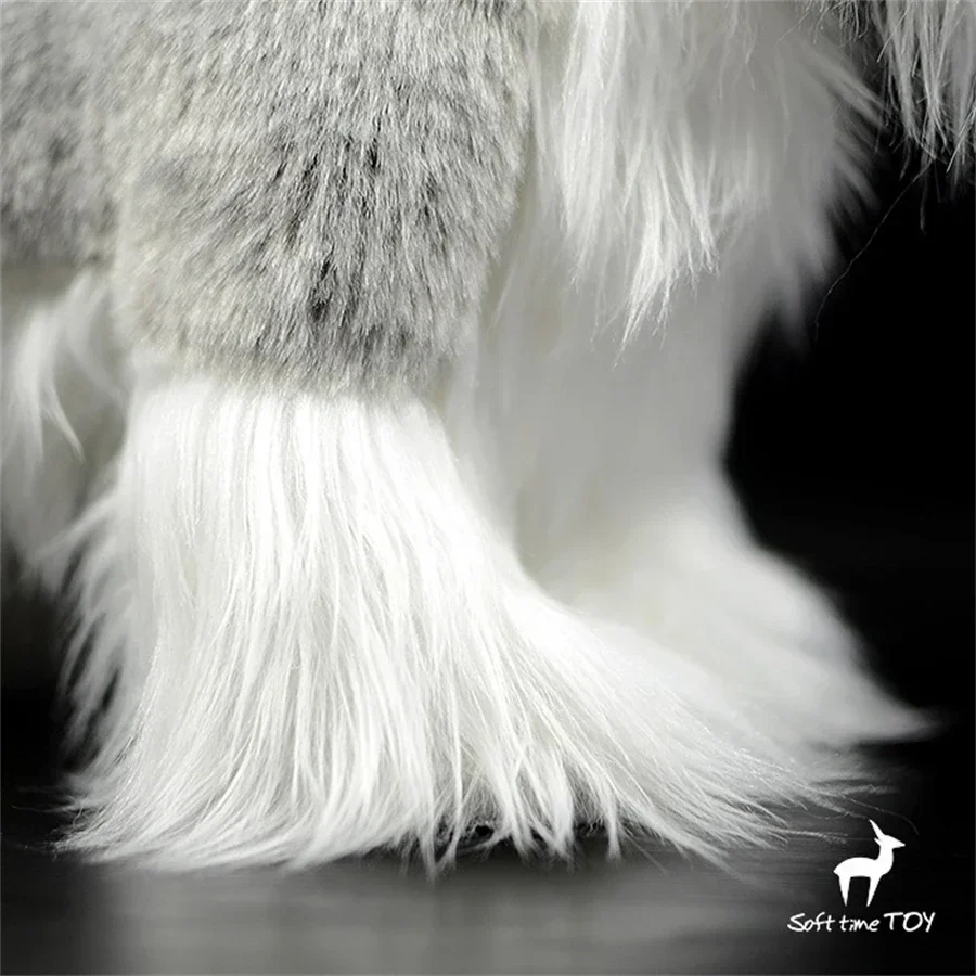 Schnauzer Plüschtier High Fidelity Yorkshire Terrier Plüschtier Hund Peluche Lebensechte Kuscheltiere Simulation Puppe Kawai Spielzeug Geschenke