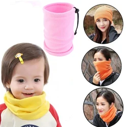 Children Hiking Scarf Tube Cycle Polar Fleece Outdoor Neck Cover Neck Warmer Scarf Ring Skiing Face Mask Headwear Neck Collar