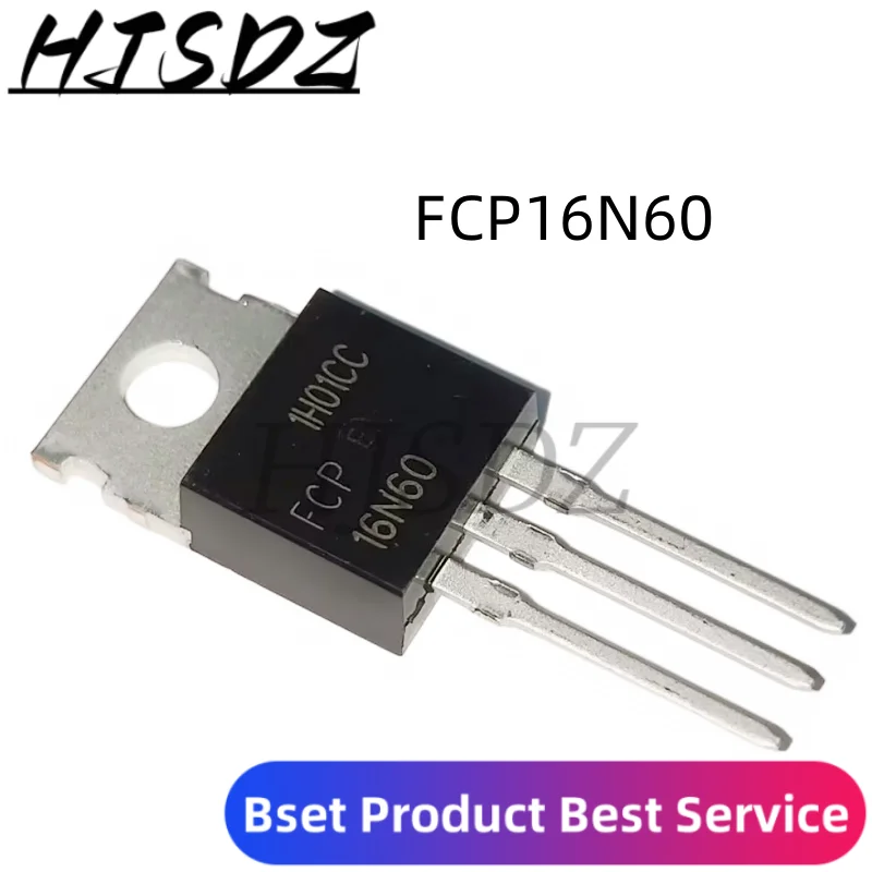 FCP16N60N TO-220 5 pcs/lot, 100% Original novo em estoque