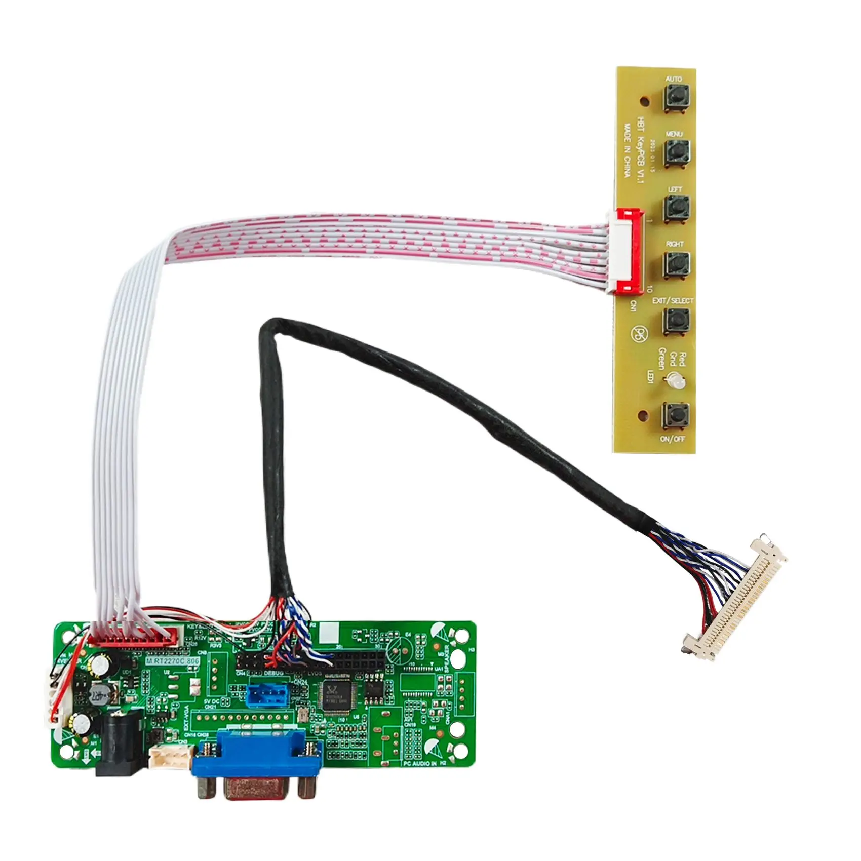 

Плата контроллера ЖК-дисплея VGA для 11-дюймового ЖК-экрана 800x480 LQ110Y1LG12