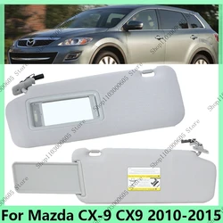 For Mazda CX-9 CX9 2010 2011 2012 2013 2014 2015 Driver Side Left Side Car Sun Visor Shade With Mirror With Light TDY1-69-320
