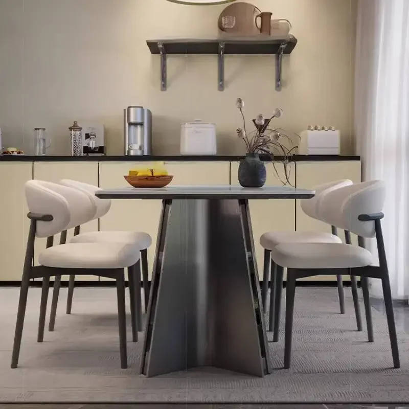 Small Space Dining Tables White Items Italian Expandable Extending Dining Tables Modern Nordic Mesas Comedor Furniture For Home