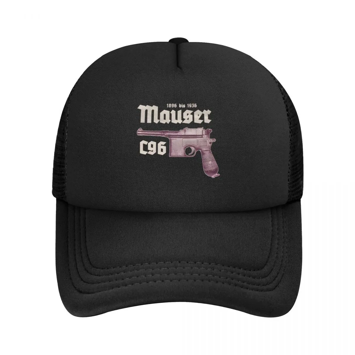 Burgundy Pistol 08 Cap Caps Women Women's Cap Baseball Cap For Men Man Hat Baseball Cap