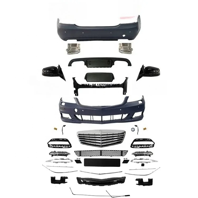 

Body Kits for S-class W221 Upgrade S65 Style Body Kit Front Bumper Grille Rear Diffuser