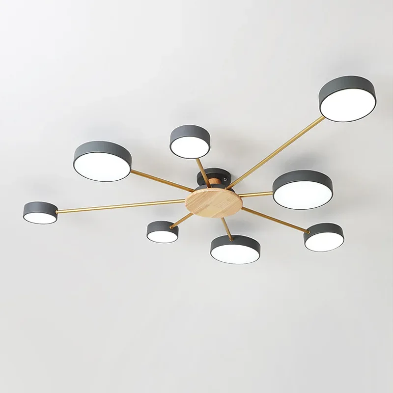 

Minimalist Living Room Ceiling Chandelier Bedroom Ceiling Light Villa Dining Room Chandelier LED Lamp Factory Wholesale Lamps