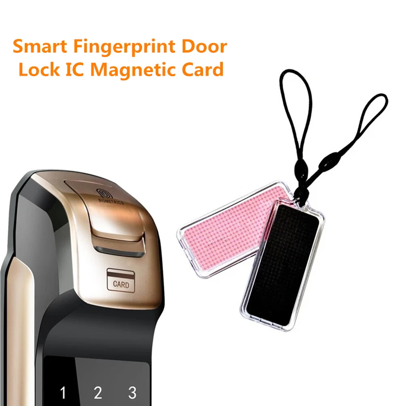 قفل ذكي ببصمة الإصبع مع بطاقة RF TAG Stick بطاقات IC المغناطيسية مفتاح فتح قفل الباب الرقمي لسلسلة SHS-H وSHS-P