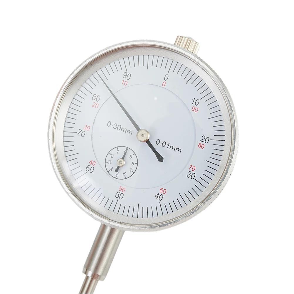 30mm Dial Indicator Precision 0.01mm Ground Lapped Accuracy Measurement Instrument Shock Proof Gauge Measuring Gauging Tools